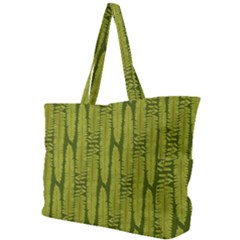 Fern Texture Nature Leaves Simple Shoulder Bag