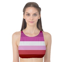 Lesbian Pride Flag Tank Bikini Top by lgbtnation