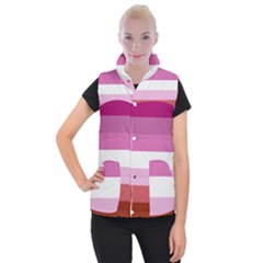 Lesbian Pride Flag Women s Button Up Vest