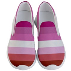 Lesbian Pride Flag Men s Lightweight Slip Ons by lgbtnation