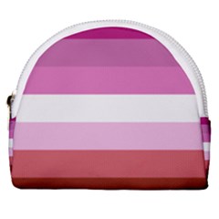 Lesbian Pride Flag Horseshoe Style Canvas Pouch by lgbtnation