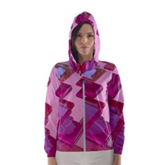 Render 3d Rendering Design Space Women s Hooded Windbreaker by Pakrebo