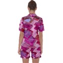 Render 3d Rendering Design Space Satin Short Sleeve Pyjamas Set View2