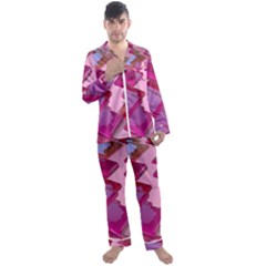 Render 3d Rendering Design Space Men s Satin Pajamas Long Pants Set by Pakrebo