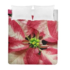 Christmas Poinsettia Deco Jewellery Duvet Cover Double Side (full/ Double Size)