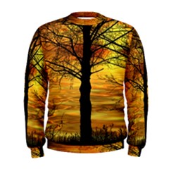 Nature Sunset Landscape Sun Men s Sweatshirt by Pakrebo