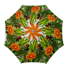 Tulip Gerbera Composites Broom Golf Umbrellas by Pakrebo