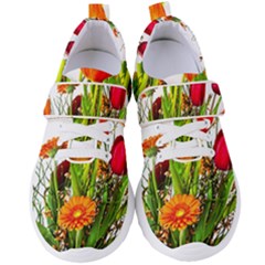 Tulip Gerbera Composites Broom Women s Velcro Strap Shoes by Pakrebo