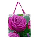 Rose Pink Purple Flower Bouquet Grocery Tote Bag View2