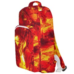 Bernstein Burning Stone Gem Double Compartment Backpack by Pakrebo