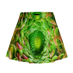 Ranunculus Blossom Bloom Nature Mini Flare Skirt by Pakrebo