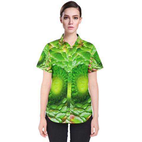 Ranunculus Blossom Bloom Nature Women s Short Sleeve Shirt by Pakrebo