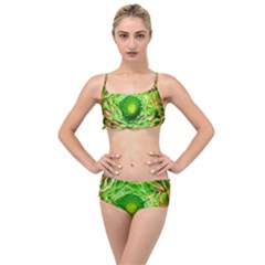 Ranunculus Blossom Bloom Nature Layered Top Bikini Set by Pakrebo