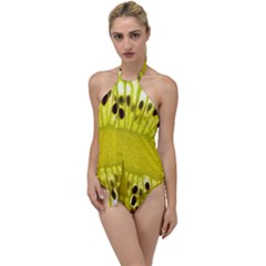 Kiwi Vitamins Eat Fresh Healthy Go With The Flow One Piece Swimsuit by Pakrebo