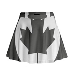 Roundel Of Canadian Air Force - Low Visibility Mini Flare Skirt by abbeyz71