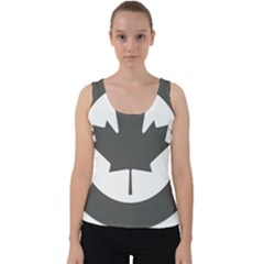 Roundel Of Canadian Air Force - Low Visibility Velvet Tank Top by abbeyz71