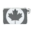 Roundel of Canadian Air Force - Low Visibility Canvas Cosmetic Bag (Large) View2