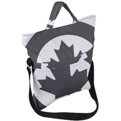 Roundel Of Canadian Air Force - Low Visibility Fold Over Handle Tote Bag