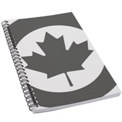 Roundel Of Canadian Air Force - Low Visibility 5 5  X 8 5  Notebook by abbeyz71