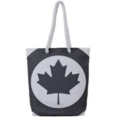 Roundel Of Canadian Air Force - Low Visibility Full Print Rope Handle Tote (small) by abbeyz71