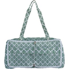 Green Leaf Pattern Multi Function Bag