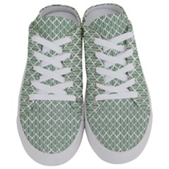 Green Leaf Pattern Half Slippers