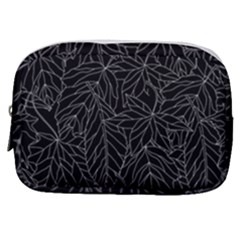 Autumn Leaves Black Make Up Pouch (Small)