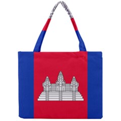 Vertical Display Of National Flag Of Cambodia Mini Tote Bag by abbeyz71