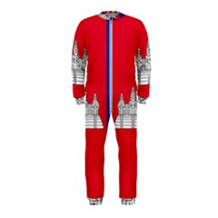 Vertical Display Of National Flag Of Cambodia Onepiece Jumpsuit (kids) by abbeyz71