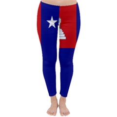 Flag Of The Khmer Republic, 1970-1975 Classic Winter Leggings by abbeyz71