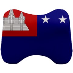 Flag Of The Khmer Republic, 1970-1975 Head Support Cushion by abbeyz71