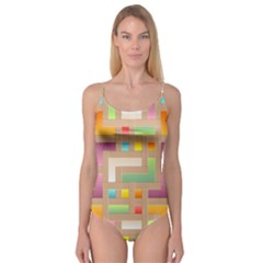 Abstract Background Colorful Camisole Leotard  by HermanTelo