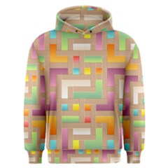 Abstract Background Colorful Men s Overhead Hoodie by HermanTelo