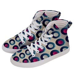 Background Colorful Abstract Women s Hi-top Skate Sneakers