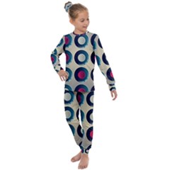 Background Colorful Abstract Kids  Long Sleeve Set 