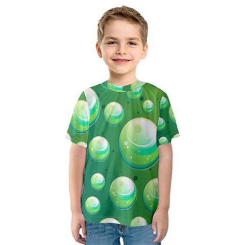 Background Colorful Abstract Circle Kids  Sport Mesh Tee by HermanTelo