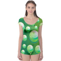 Background Colorful Abstract Circle Boyleg Leotard 