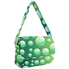 Background Colorful Abstract Circle Courier Bag by HermanTelo