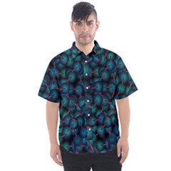 Background Abstract Textile Design Men s Short Sleeve Shirt