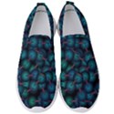 Background Abstract Textile Design Men s Slip On Sneakers View1