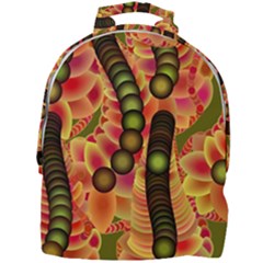 Abstract Background Digital Green Mini Full Print Backpack by HermanTelo