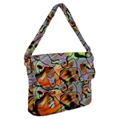 Abstract Transparent Drawing Buckle Messenger Bag