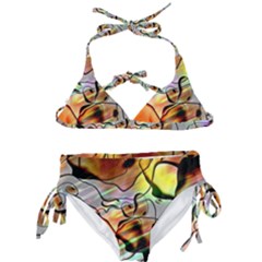 Abstract Transparent Drawing Kids  Classic Bikini Set by HermanTelo