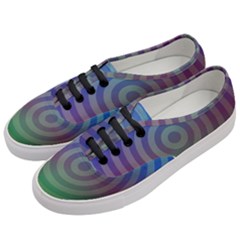 Blue Green Abstract Background Women s Classic Low Top Sneakers