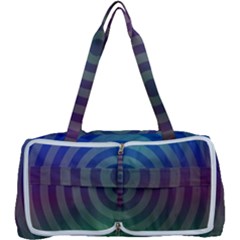 Blue Green Abstract Background Multi Function Bag