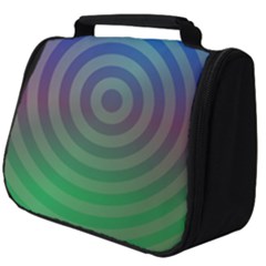 Blue Green Abstract Background Full Print Travel Pouch (big)
