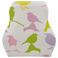Birds Colourful Background Car Seat Velour Cushion 