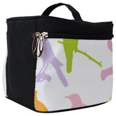 Birds Colourful Background Make Up Travel Bag (big) by HermanTelo