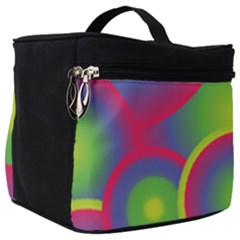 Background Colourful Circles Make Up Travel Bag (big) by HermanTelo