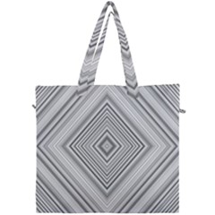 Black White Grey Pinstripes Angles Canvas Travel Bag